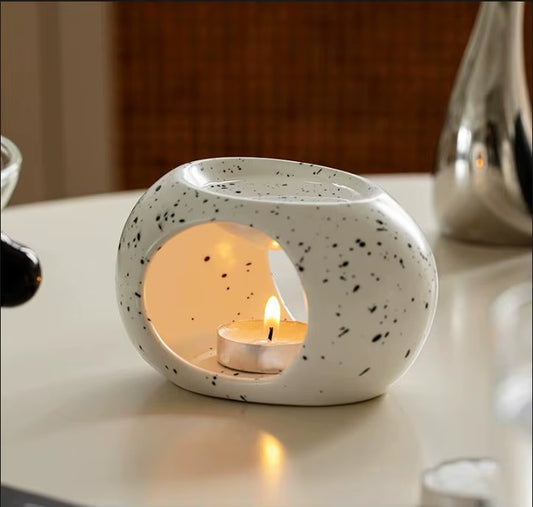 Ceramic Candle Heating Holder Essential Oil Burner Reed Diffuser Furnace Household Spa Salon Liqulid Aromatherapy Incense Burner