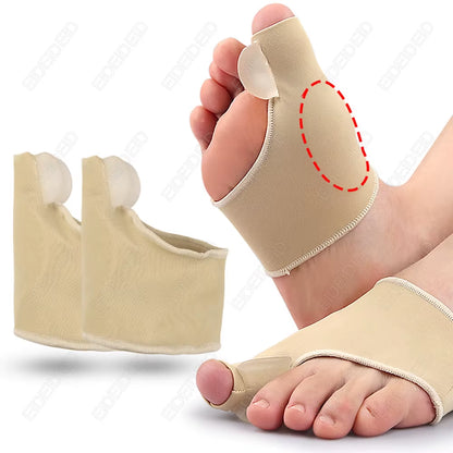 Hallux Valgus Bunion Corrector Silicone Gel Toe Separator Big Toe Straightener Orthopedic Sleeve Sock Pain Relief