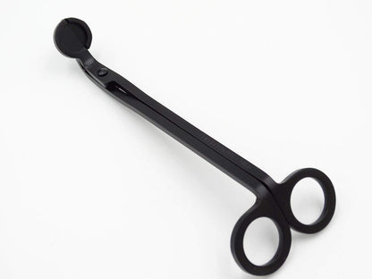 Candle Care Accessory Set - Wick Trimmer, Snuffer, and Dipper with Gift Packaging for Candle Enthusiasts (Black)